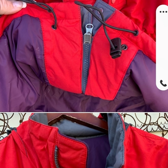 Vintage 1990's Patagonia red puffer parka jacket. - Picture 4 of 10